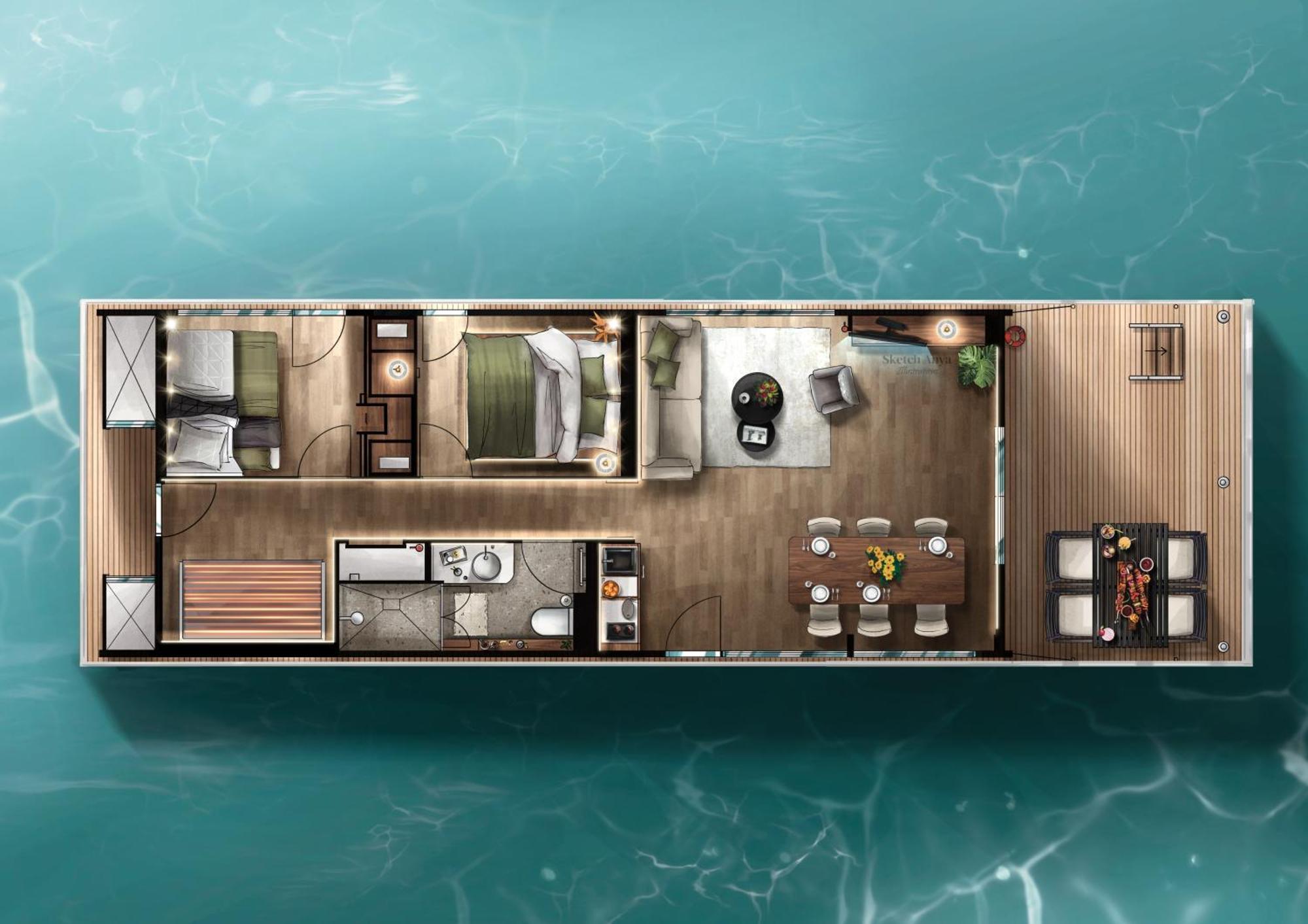 Hausboote Am Lankenauer Hoeft เบรเมน ภายนอก รูปภาพ